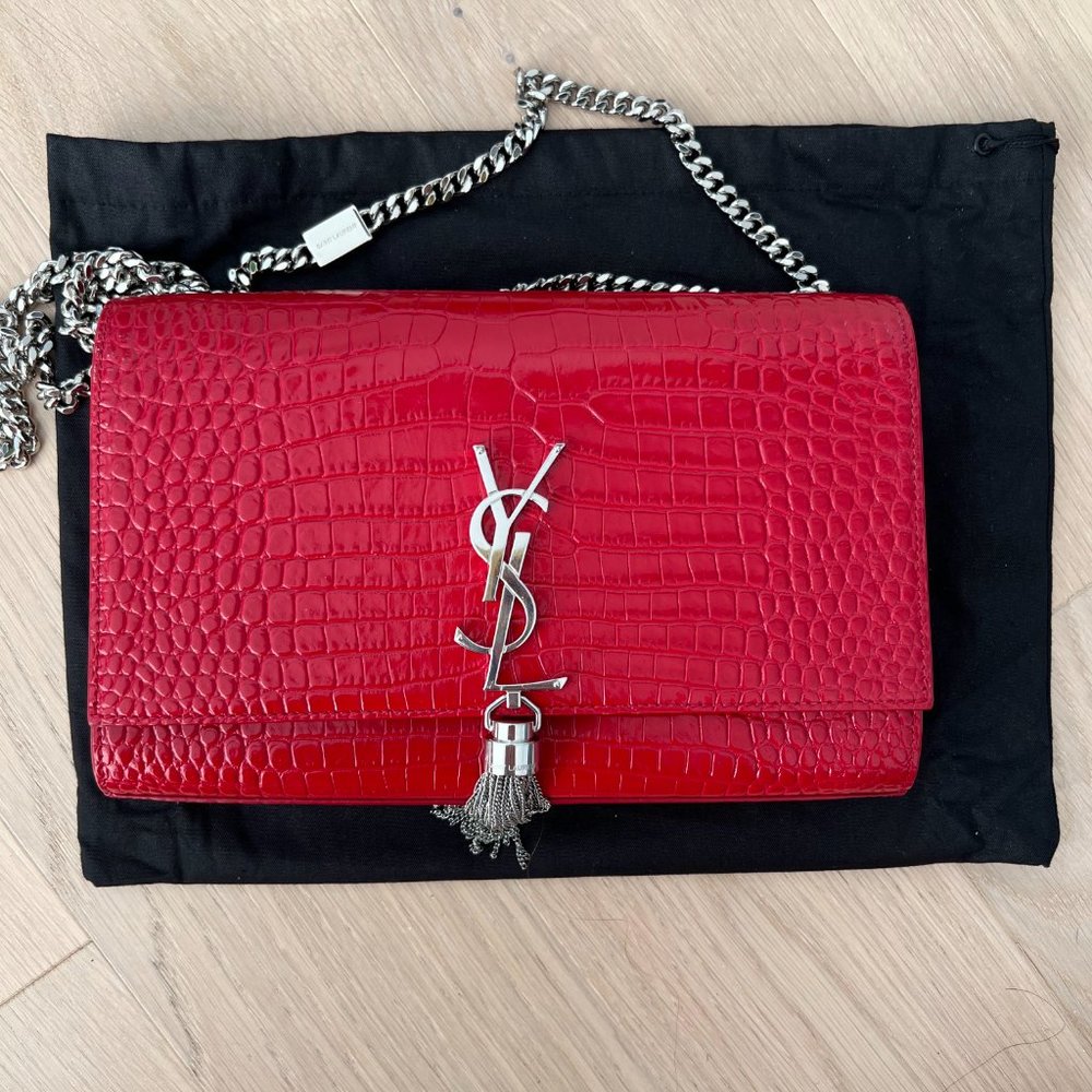 Authentic YSL Shoulder Bag - Red [Brand New with Receipt]